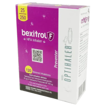 Bexitrol F HFA Inhaler (25mcg / 250mcg)