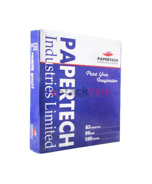 Papertech 80 GSM A3 Offset Paper