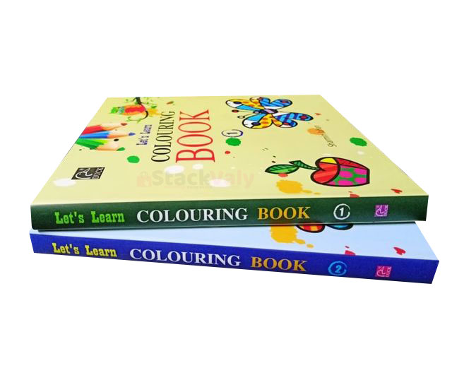 Let's Learn Colouring Book 1 & 2 (Hardcover)